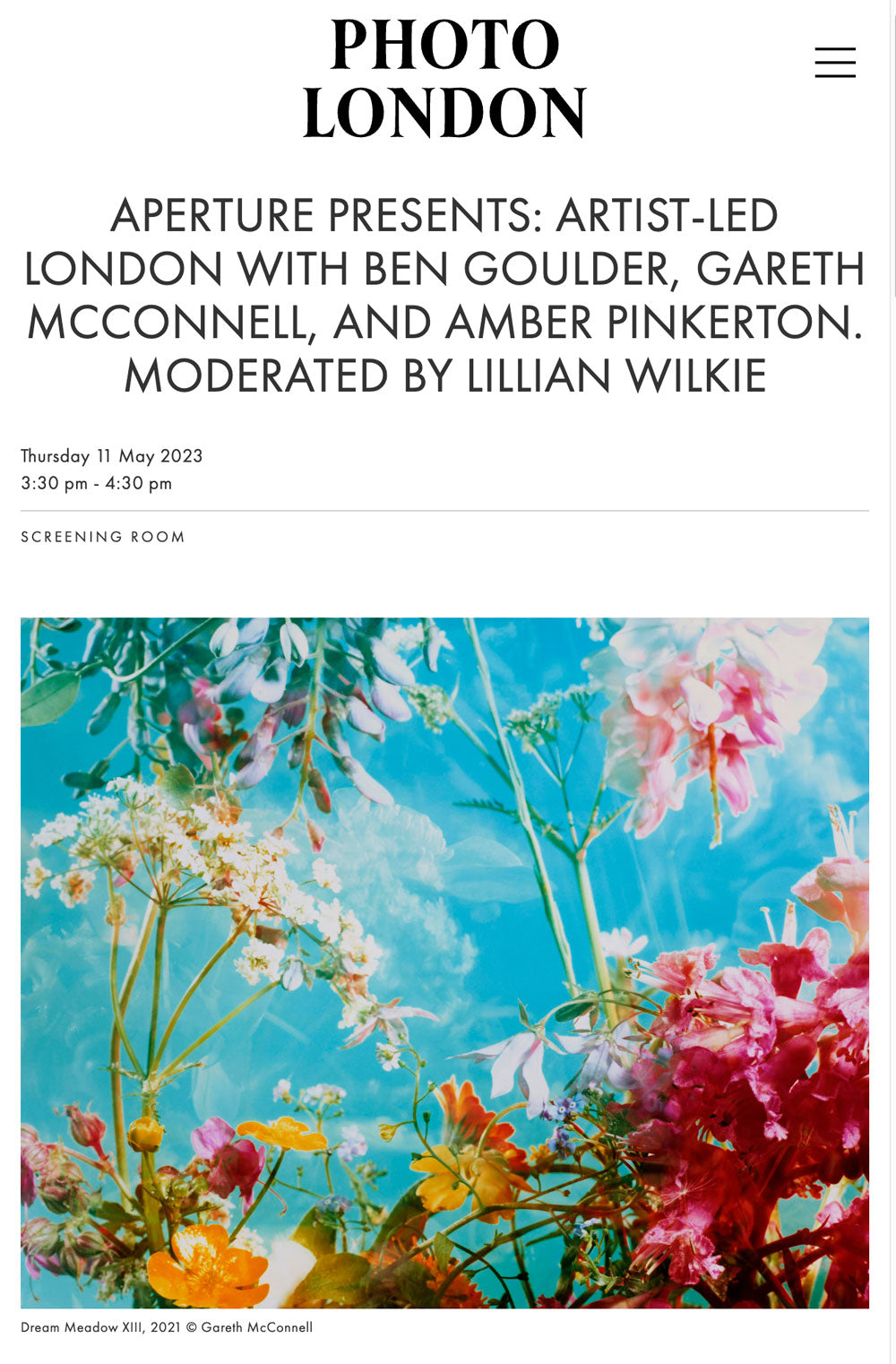 Photo London / Aperture Presents