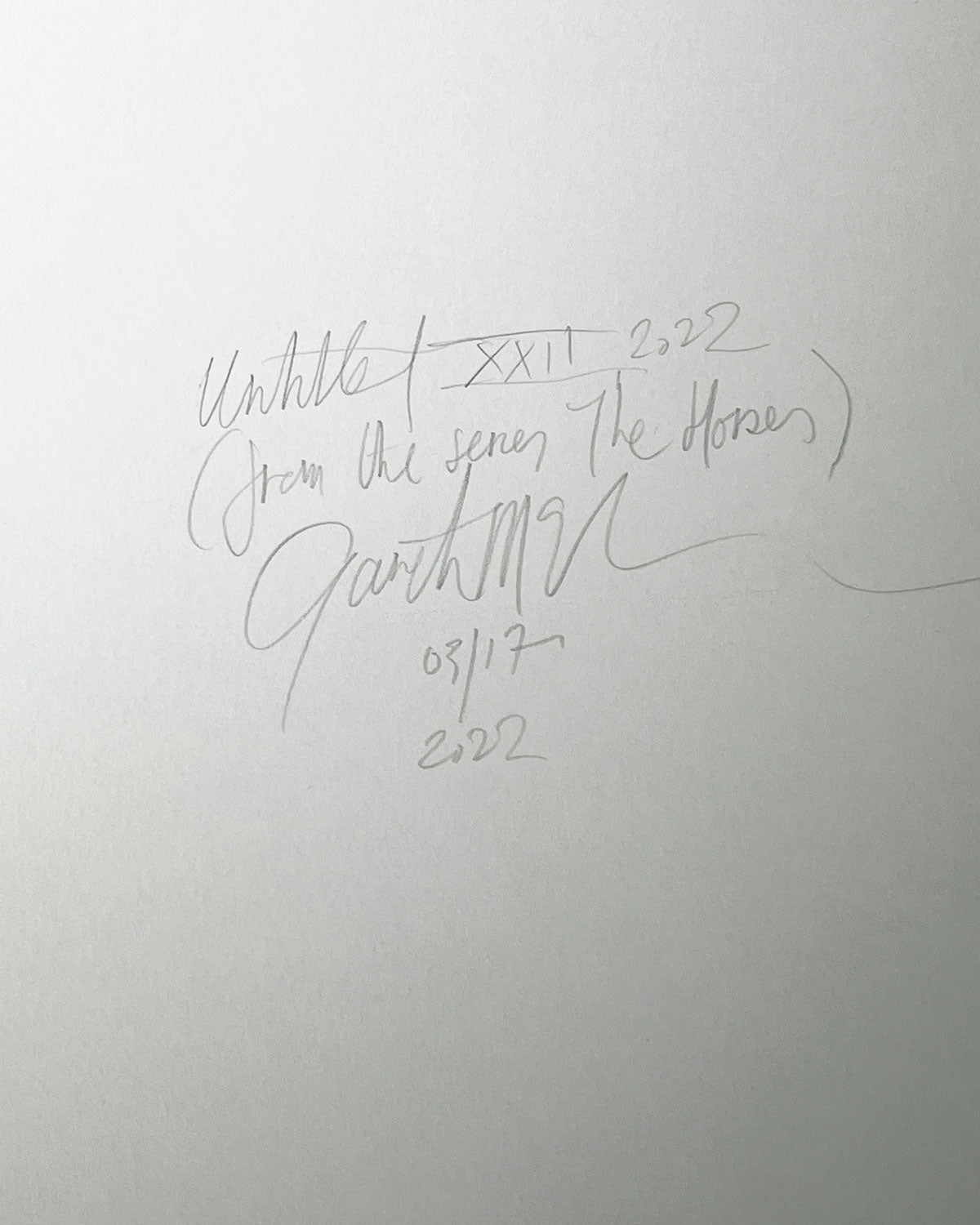 untitled XXII, 2022 | The Horses