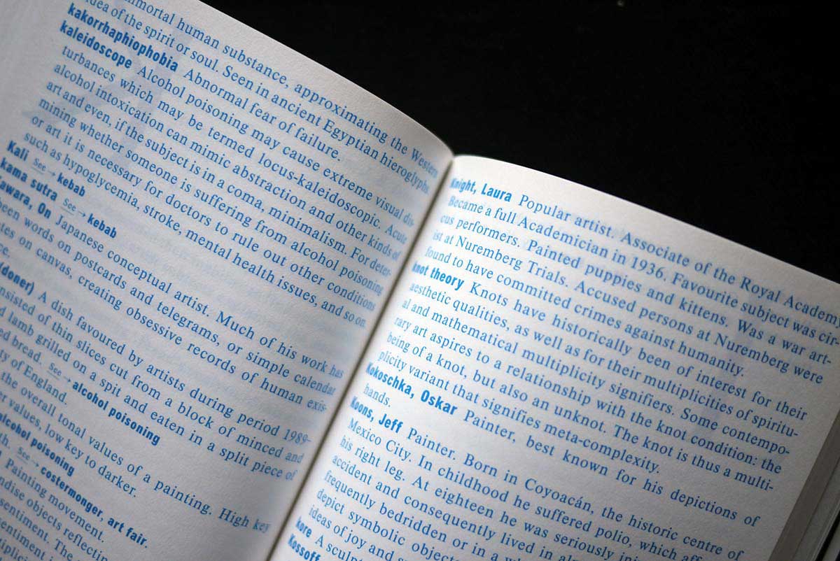 A New Concise Reference Dictionary and Glossary of Usage Terms and Subjects in Contemporary Art