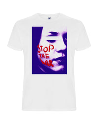 Stop The War T-shirt (Magenta / Red)